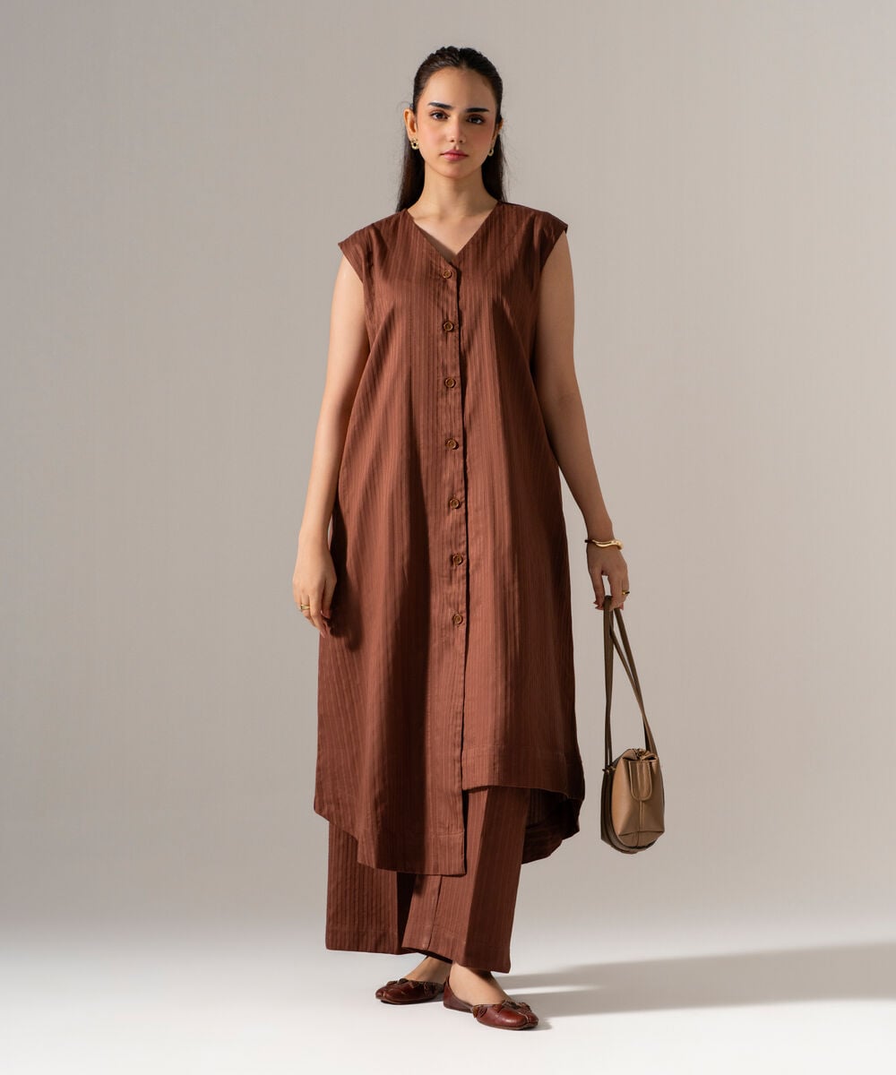 2 Piece - Solid Dobby Suit — Sapphire