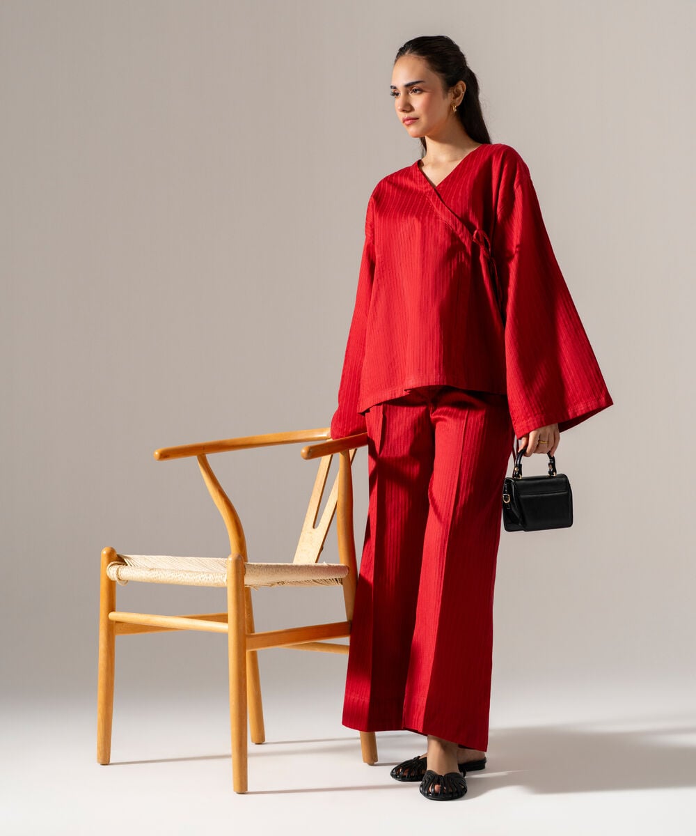 2 Piece - Solid Dobby Suit — Sapphire