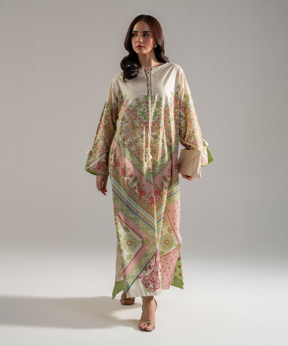 2 Piece - Printed Lawn Suit — Sapphire