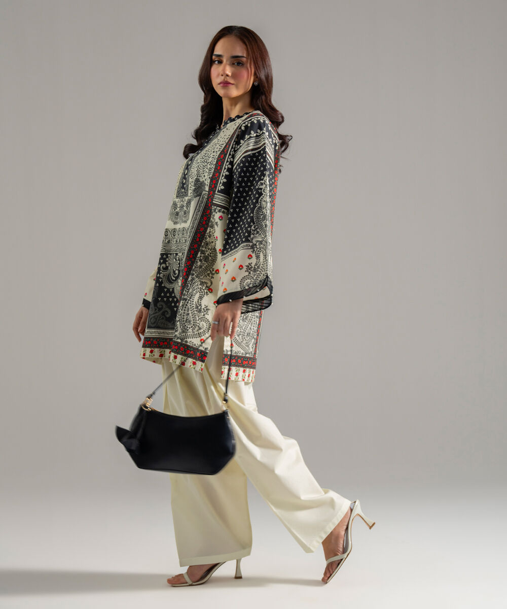 2 Piece - Printed Lawn Suit โ Sapphire view 3