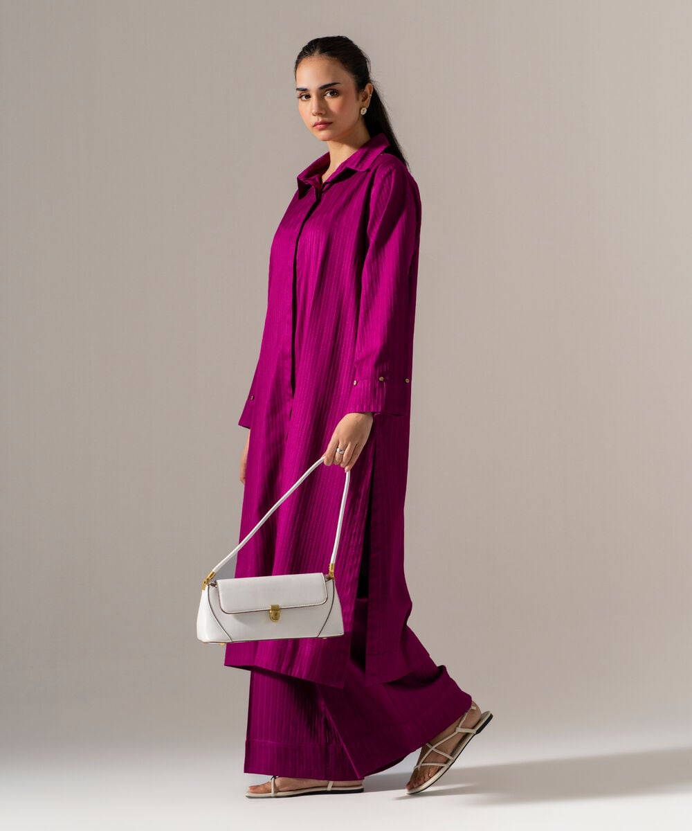 2 Piece - Solid Dobby Suit โ Sapphire view 3