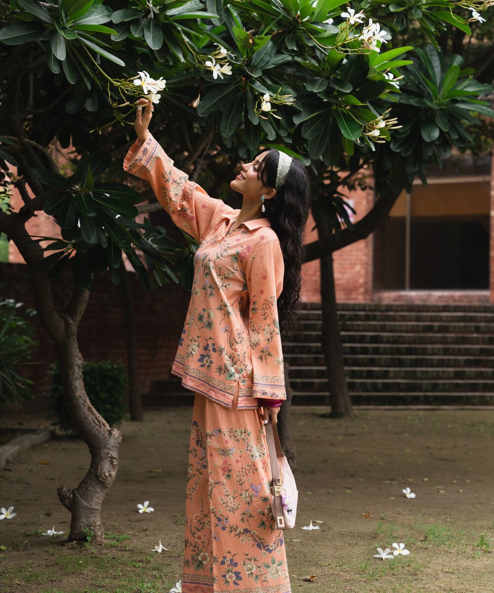 2 Piece - Printed Seersucker Suit โ Sapphire view 3