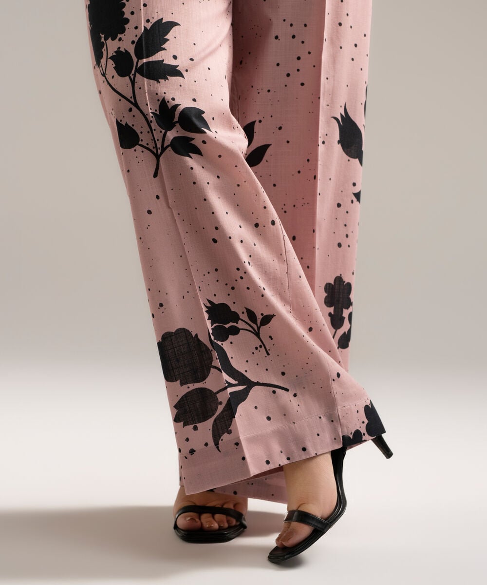 Printed Lawn Shirt — Sapphire