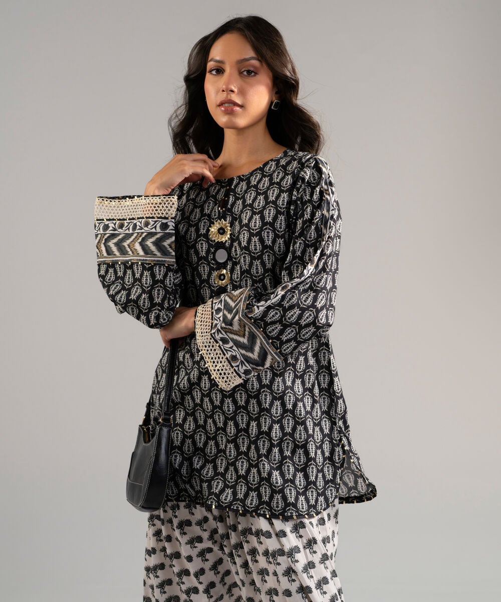 2 Piece - Printed Dobby Suit — Sapphire