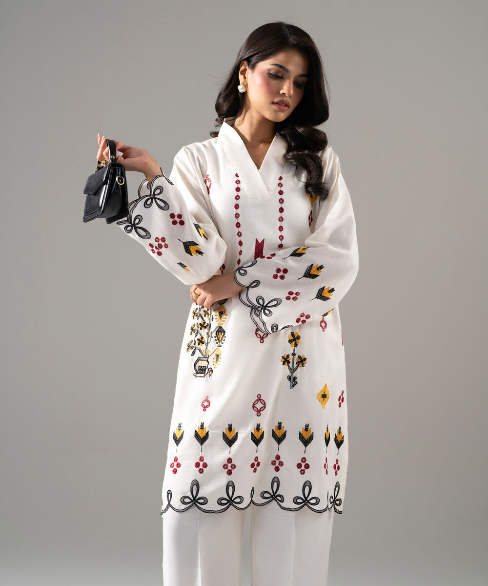 Printed Chiffon Dupatta — Sapphire view 3